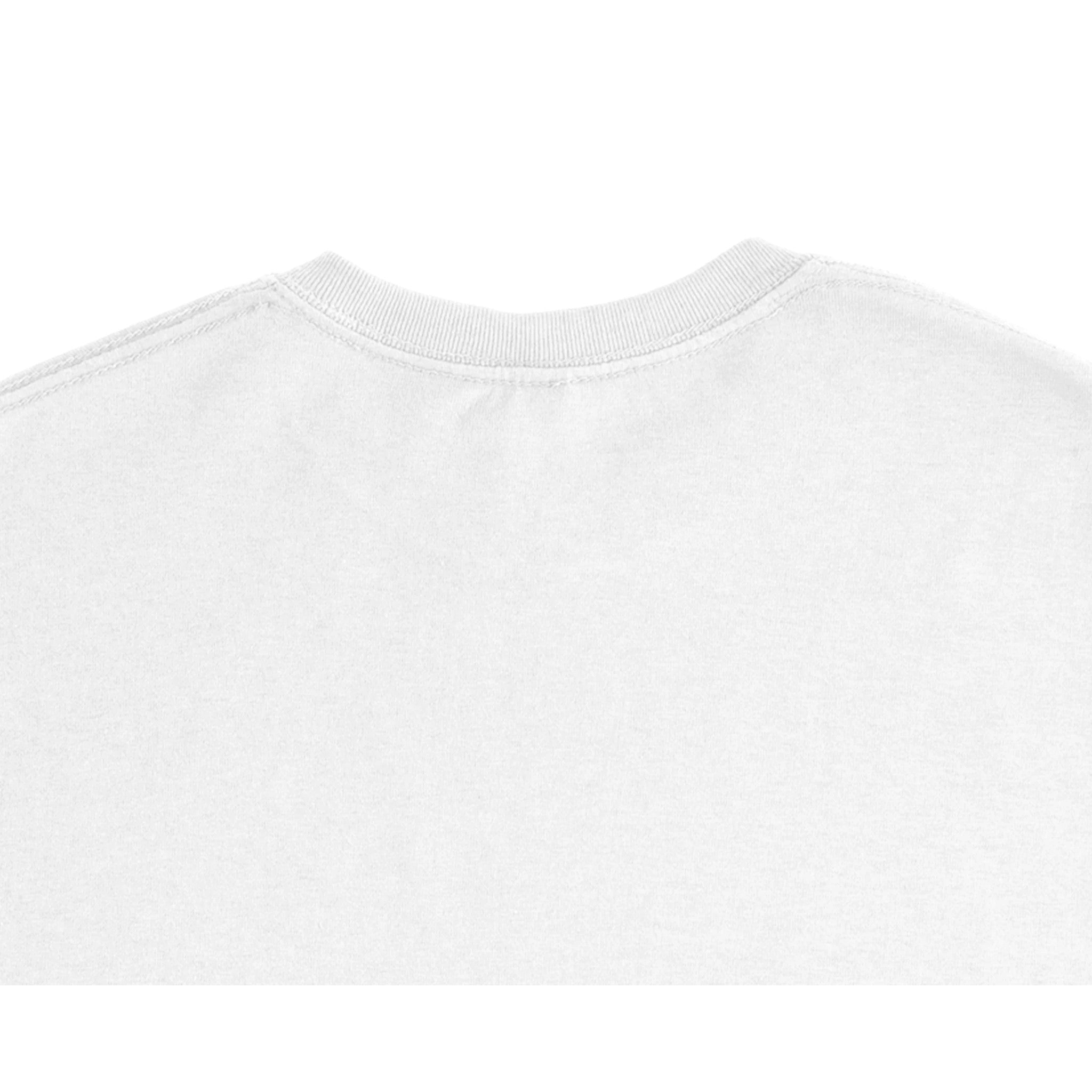 VMAZ Signature Tee - Iconic Black Logo on White Heavyweight Cotton T-Shirt - VMAZ