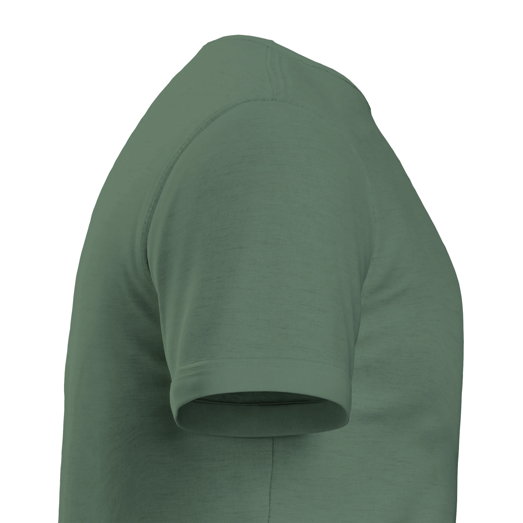 Earth Toned Power - VMAZ Green & Black Heavyweight Cotton T-Shirt - VMAZ
