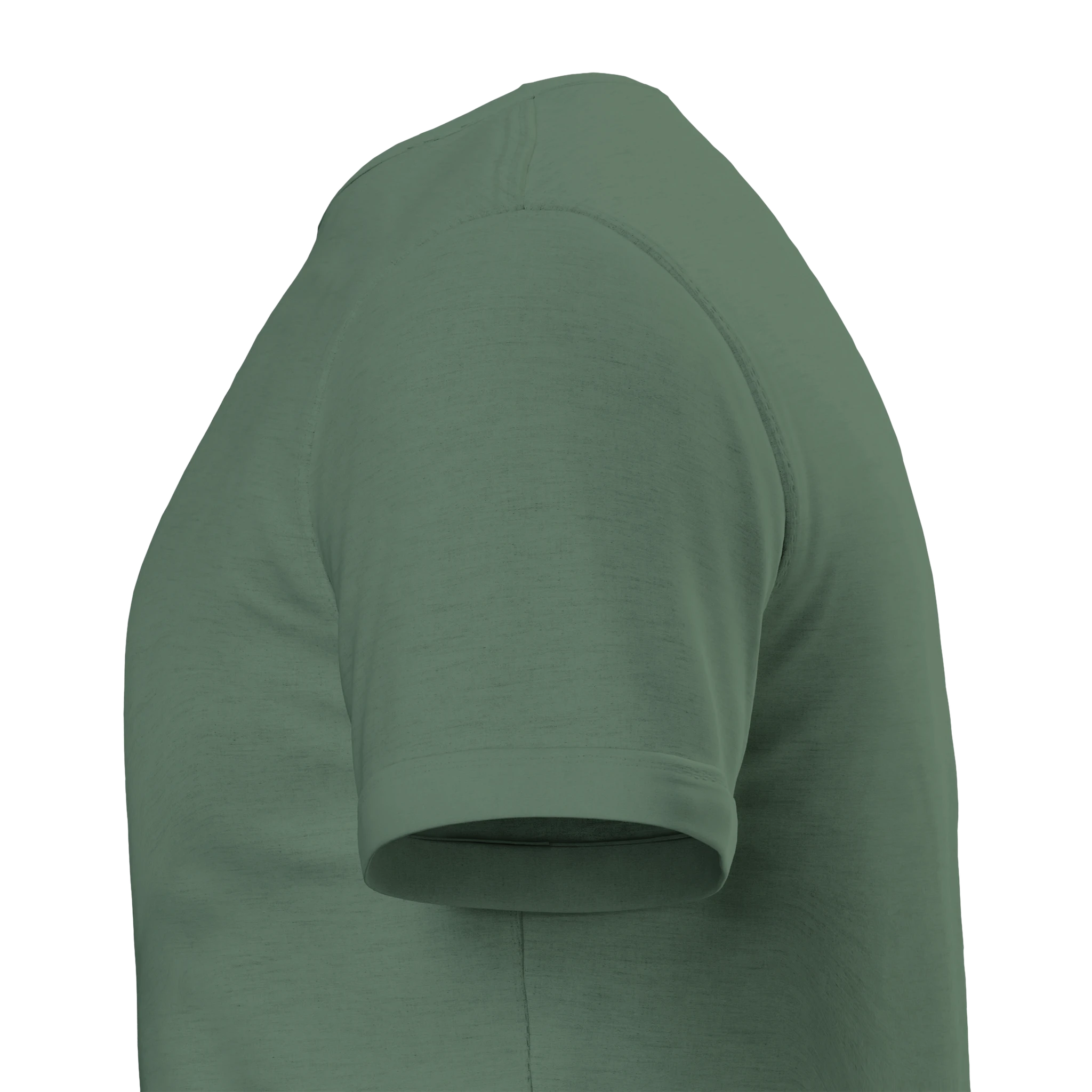 Earth Toned Power - VMAZ Green & Black Heavyweight Cotton T-Shirt - VMAZ