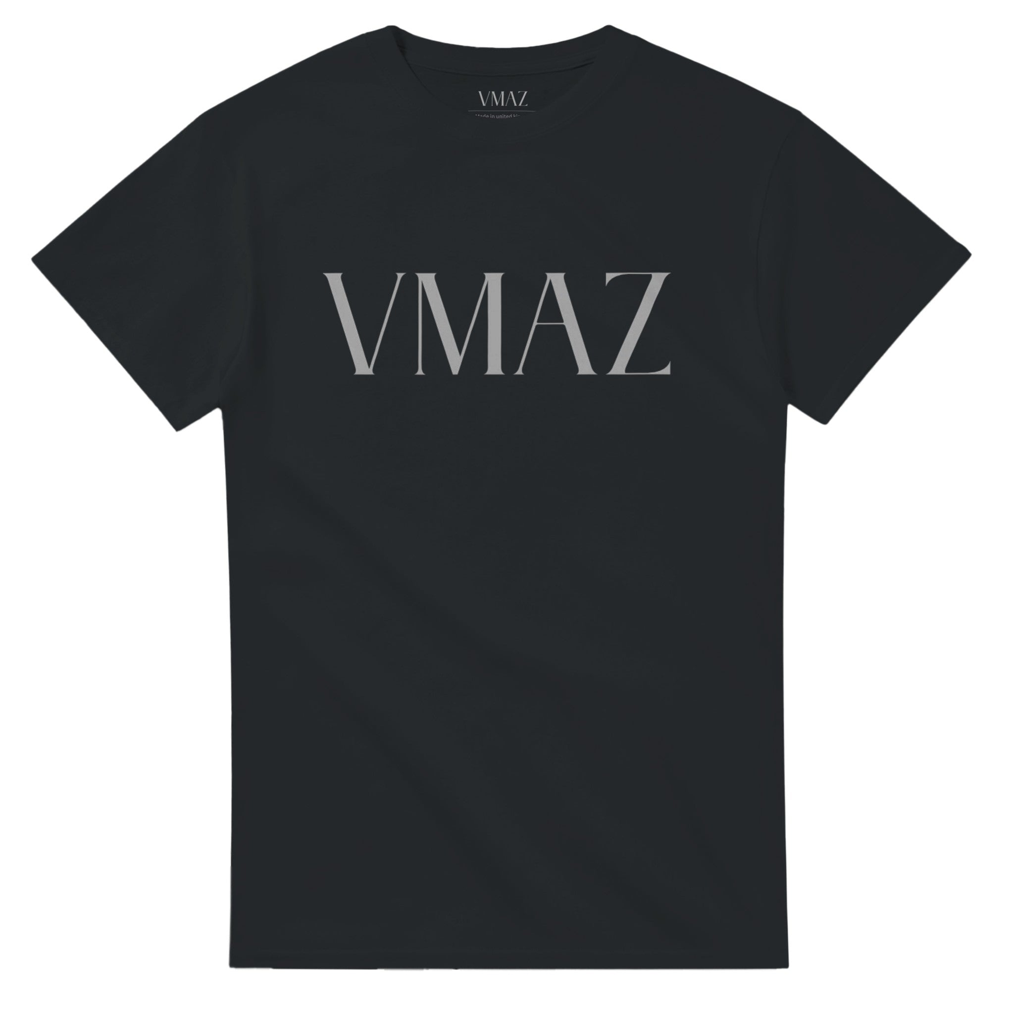 Midnight Fade VMAZ Black T-Shirt –  Grey Print - VMAZ